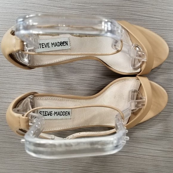 Steve Madden Stecy Sandal, Natural, Womens Size 10 - Picture 8 of 12